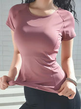 Women's Sports T-Shirt - Breathable Quick-Dry Yoga & Running Top - Himpall